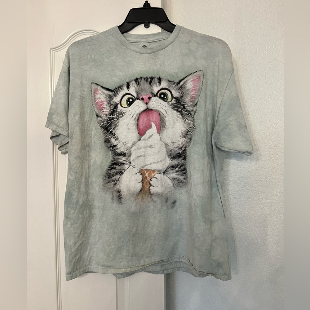 The Mountain Cat and Ice Cream Shirt
